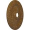 Ekena Millwork Bellona Medallion (Canopies up to 3 5/8"), 23 5/8"OD x 3 5/8"ID x 1 1/8"P, Smokey Topaz Crackle CM23BESTC - alternate 2